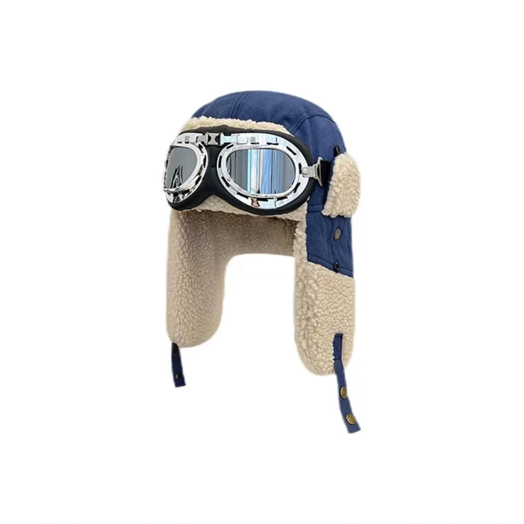 freerabbitII【轻暖感】复古飞行员墨镜设计保暖护耳雷锋帽男女同款