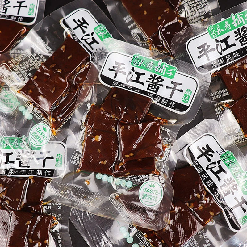 解馋小零食小包装开袋美味李记平江酱干豆干零食湖南豆干特产