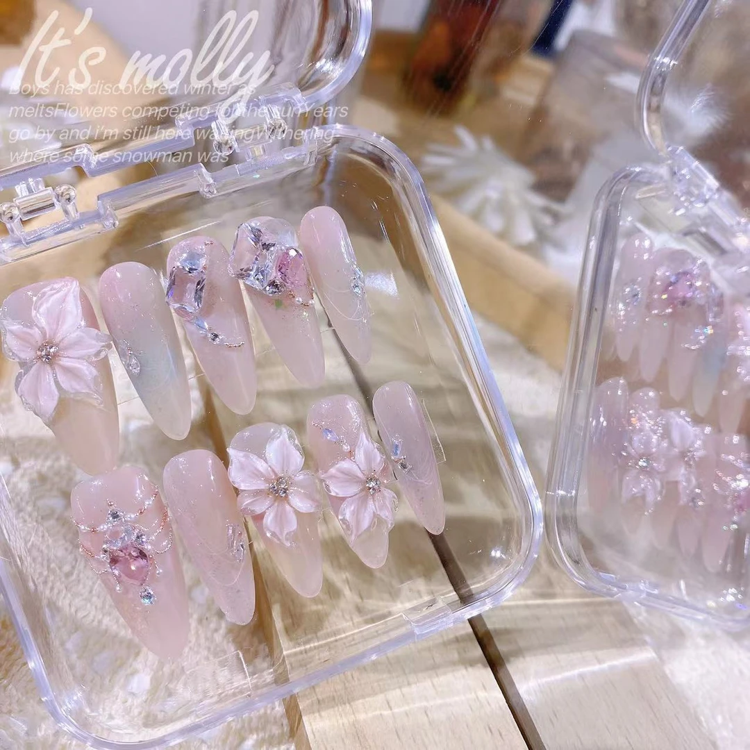 <烟雨朦胧>—定制纯手工穿戴甲