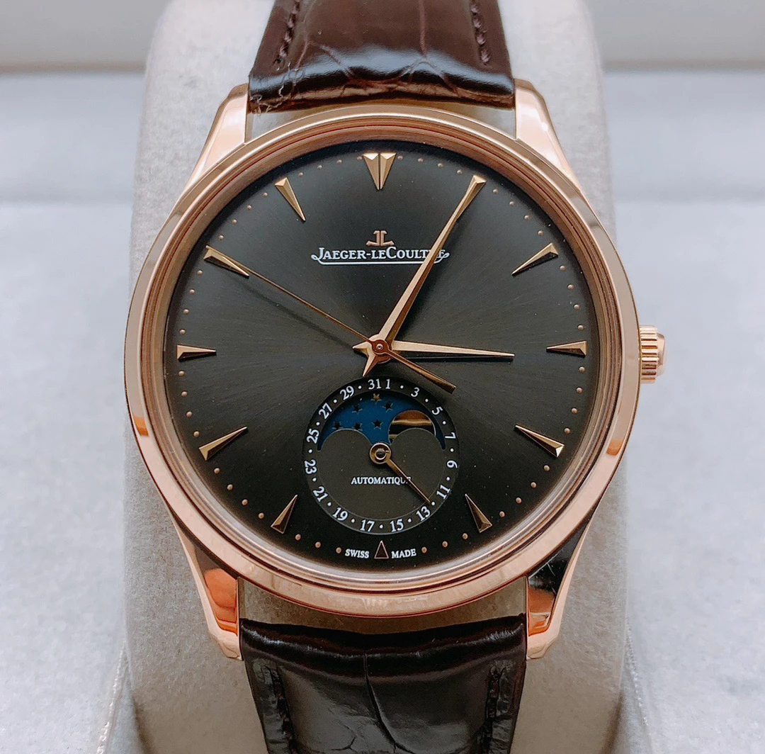 99新 Jaeger-LeCoultre/积家 大师 月相 39MM 玫瑰金 自动机械