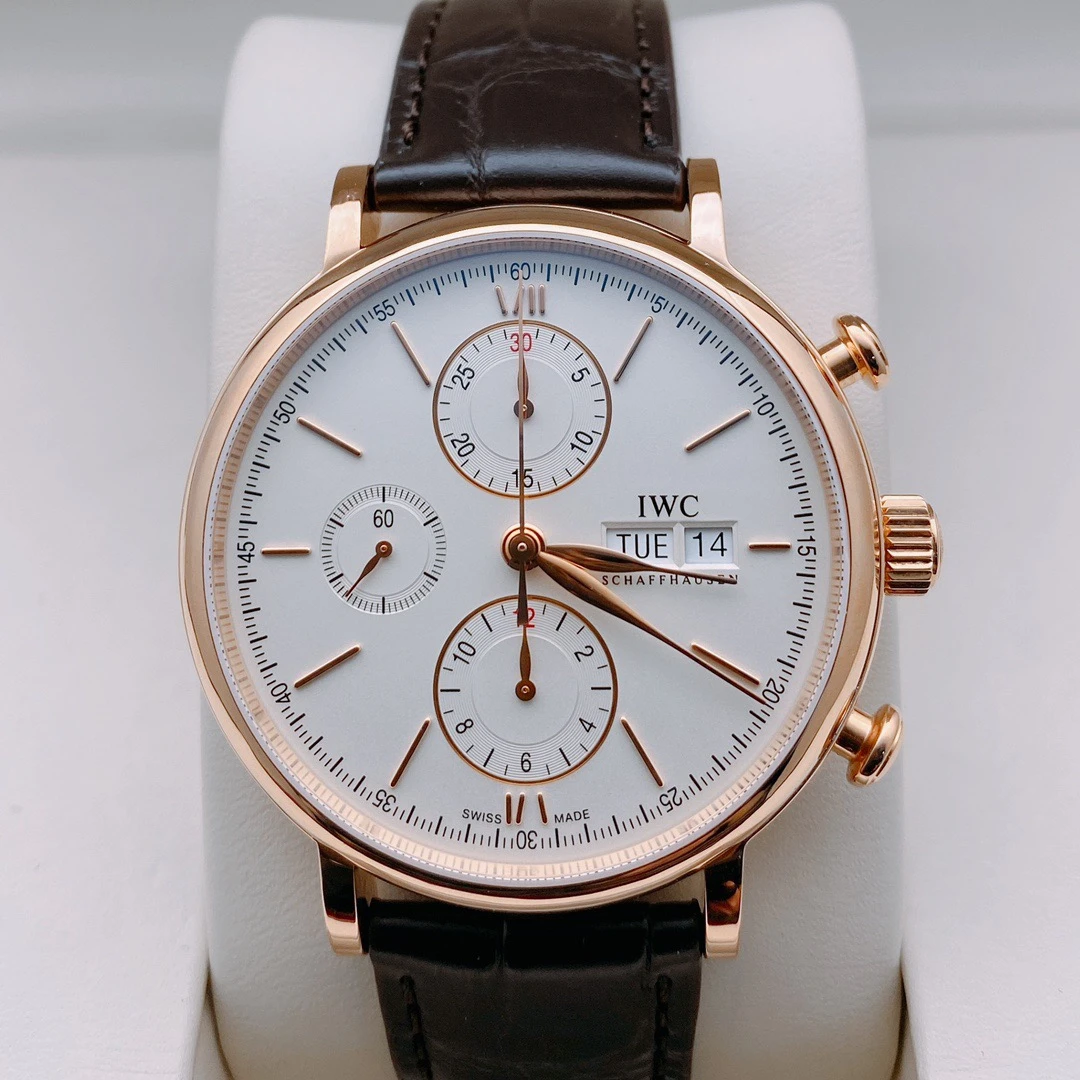 99新 IWC/万国 万国 波涛菲诺 42MM自动机械 玫瑰金