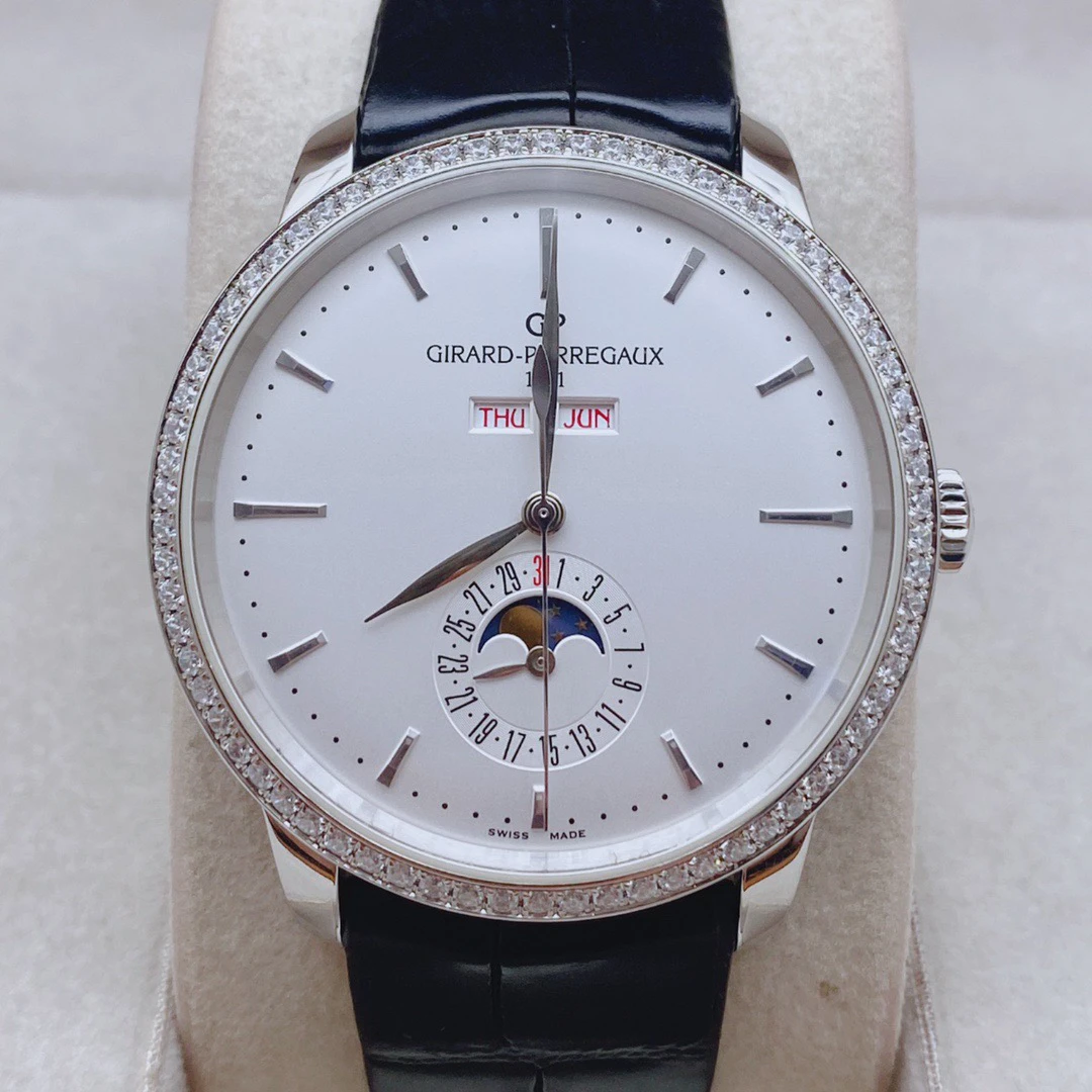99新 Girard- Perregaux/芝柏表 1966 40MM  自动机械  针扣