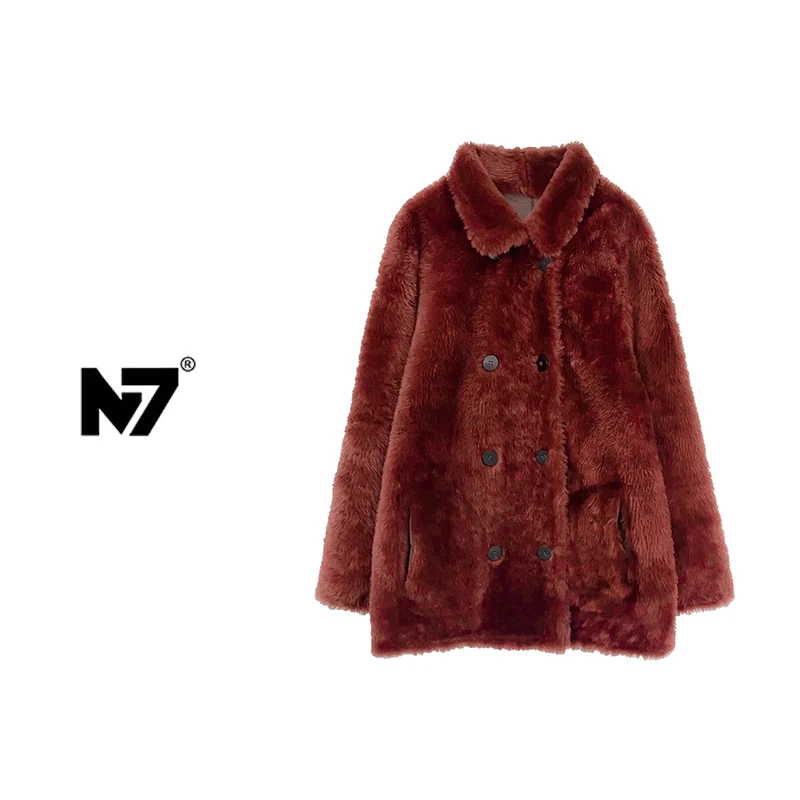 【Lacon】高货拉贡皮毛一体中长款皮草外套 2489