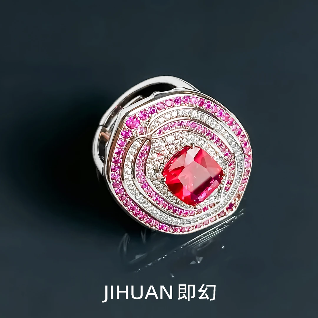 即幻 铜合金戒指 欧美时尚指环 镶嵌气质设计师款轻奢戒指GZ-7746