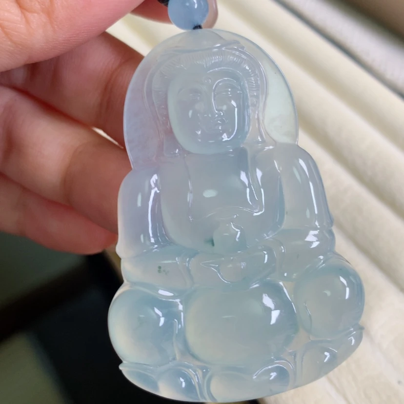 【闪购商品】翡翠颈饰未镶嵌平安扣