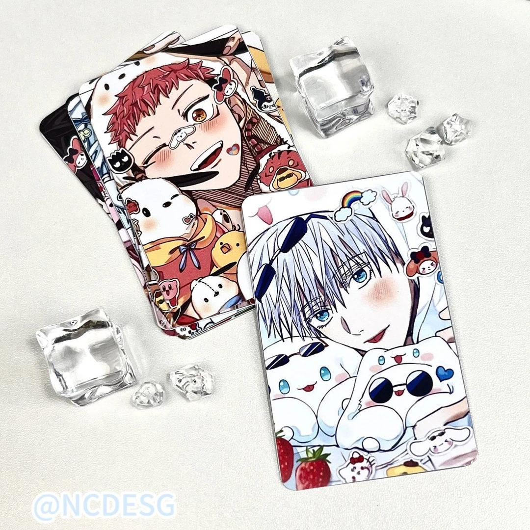 咒术回战三丽鸥联名3寸小卡ins高颜值自制小卡日漫周边应援