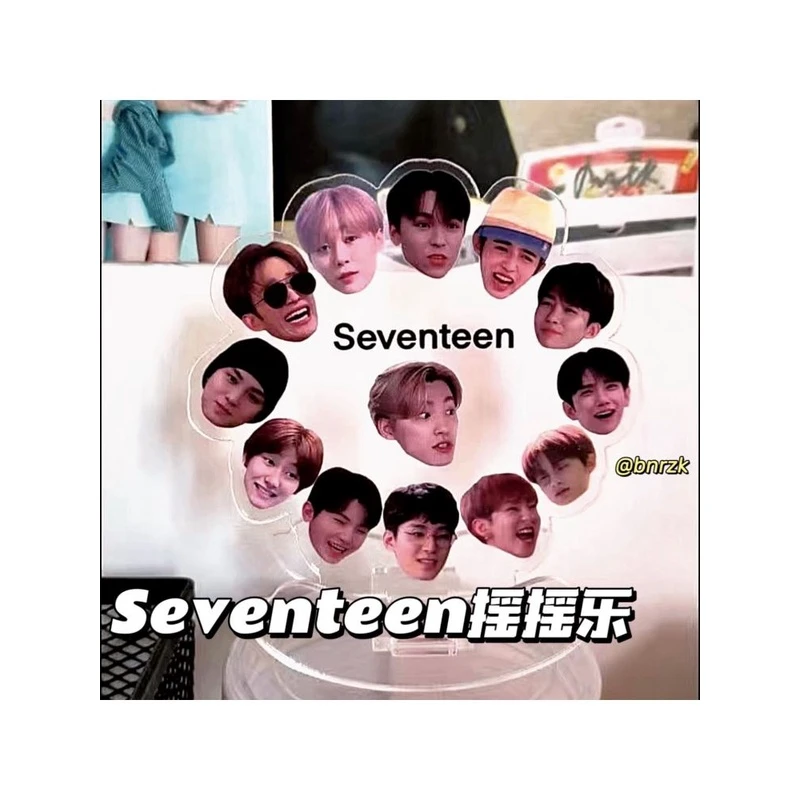 SEVENTEEN周边亚克力崔韩率洪知秀李硕珉亚克力钥匙扣摇摇乐