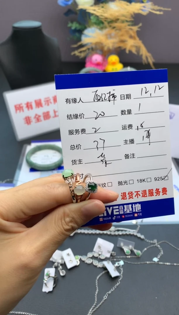 【闪购商品】翡翠颈饰未镶嵌挂件