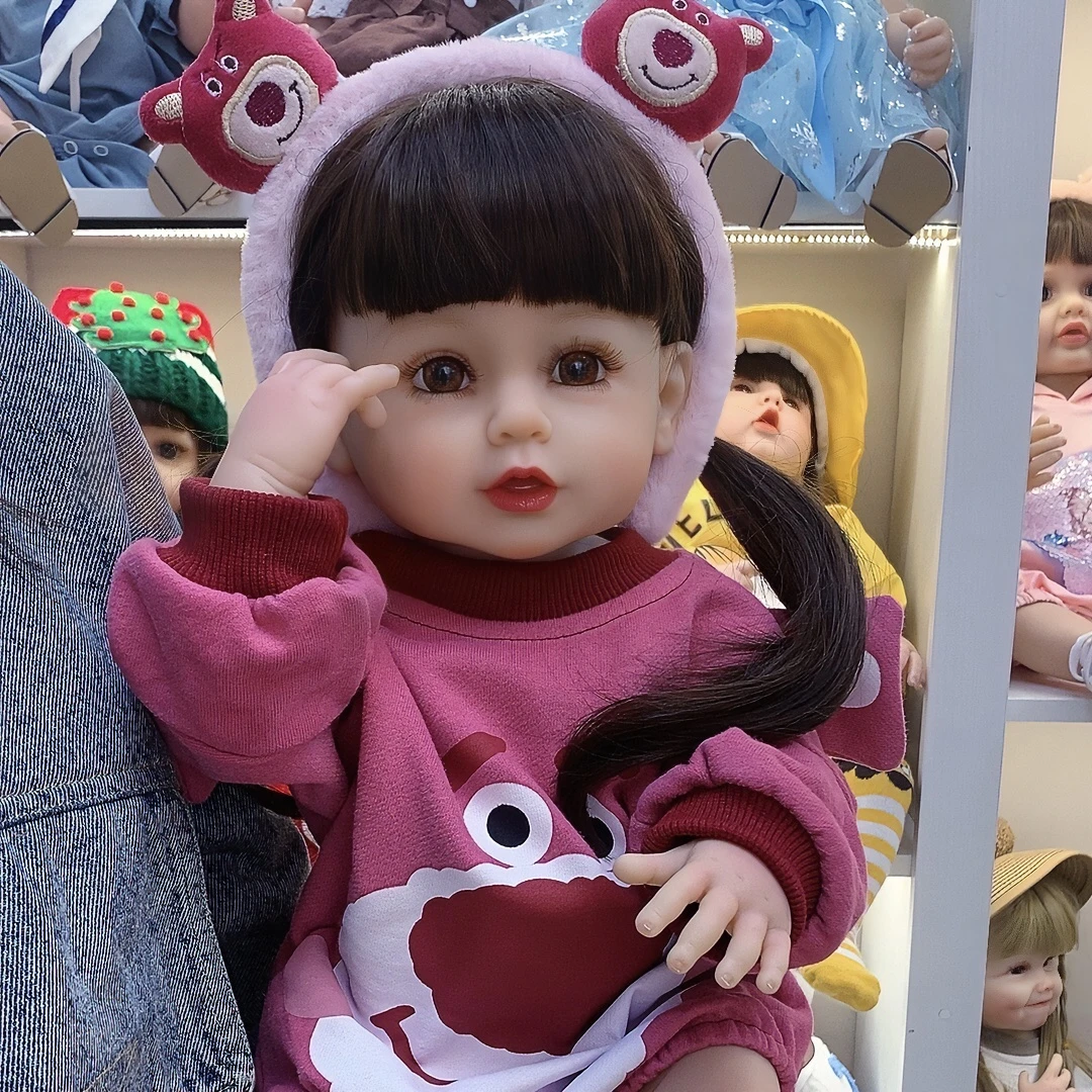 ANTBOAT  小米苏55cm左右全搪胶水洗重生娃娃陪伴玩具