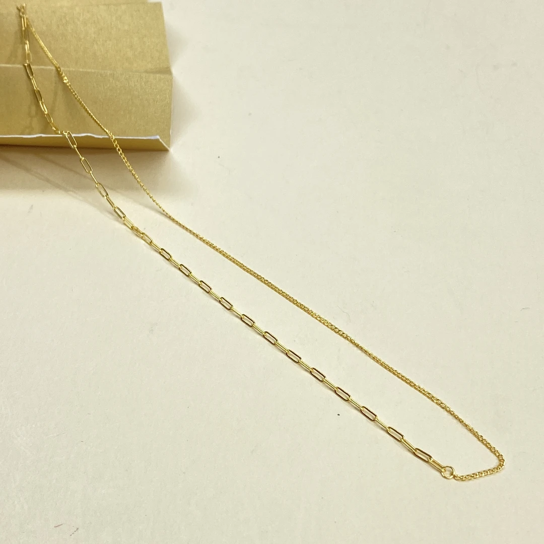 925银银制品 【小北严选】s925银项链-7H90X240【链长约45cm】