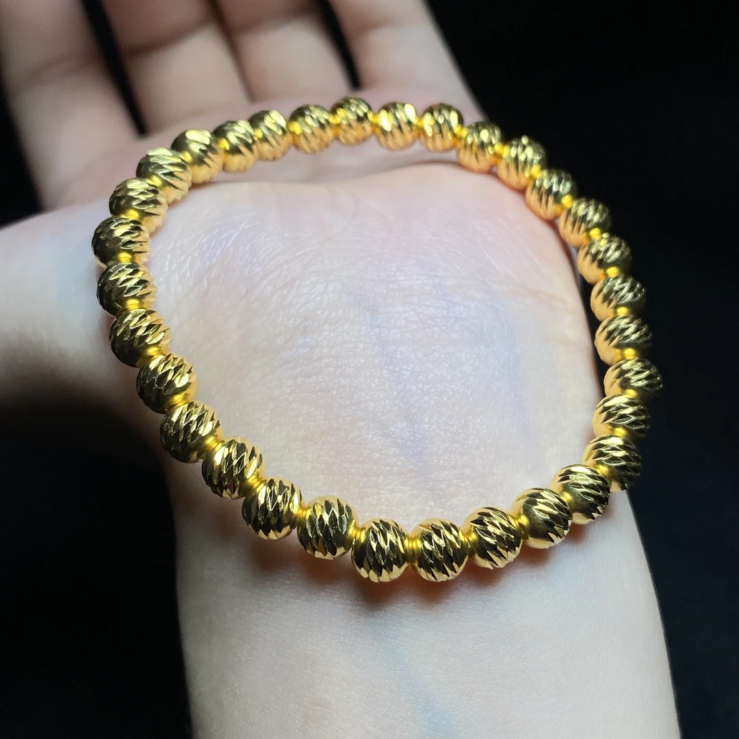 925银银制品 【小北严选】S925银单圈手串17-26H147X80【约6mm】32颗