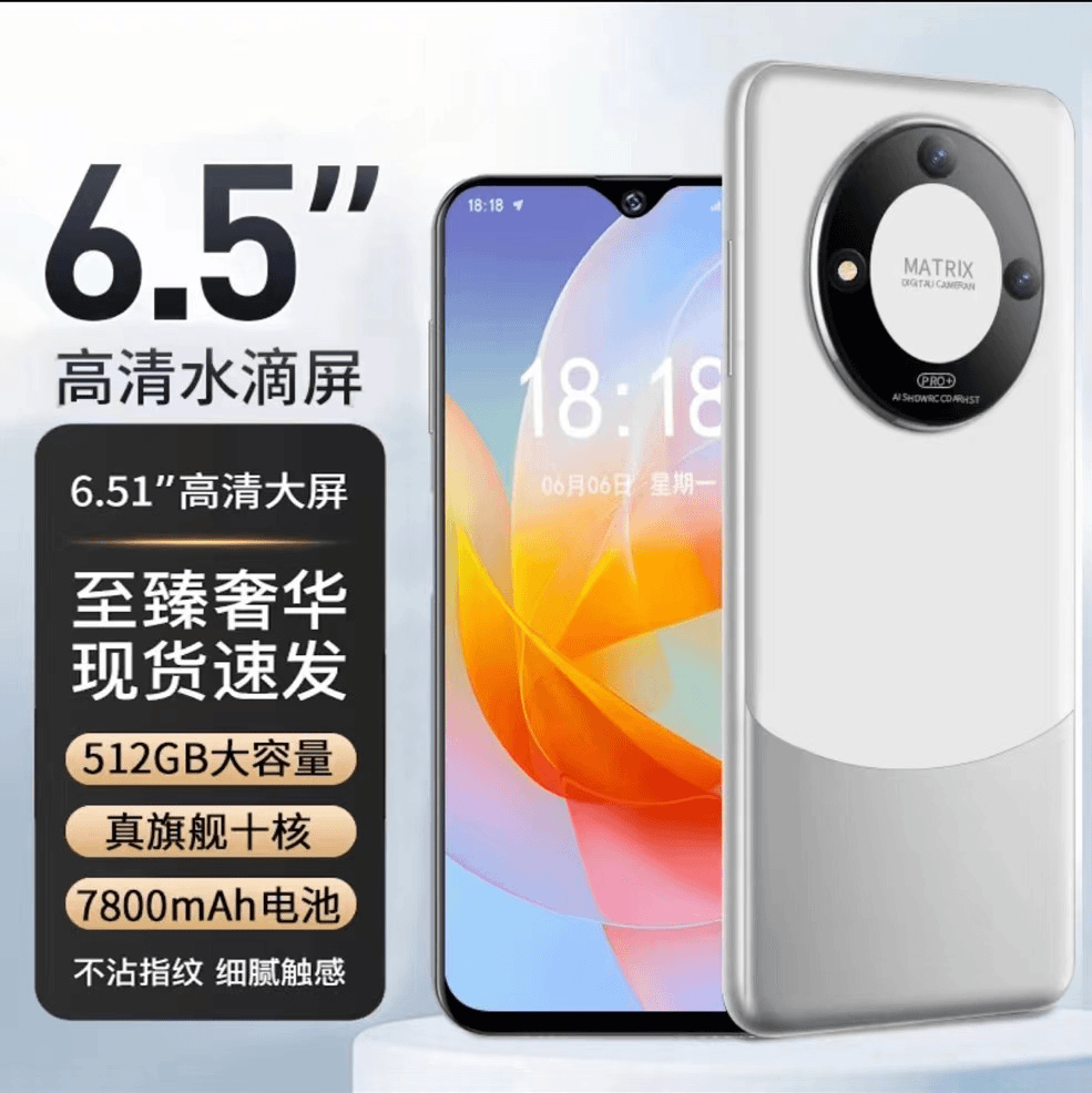 【遥遥领先】全网通手机高清大屏双卡双待通用黑白