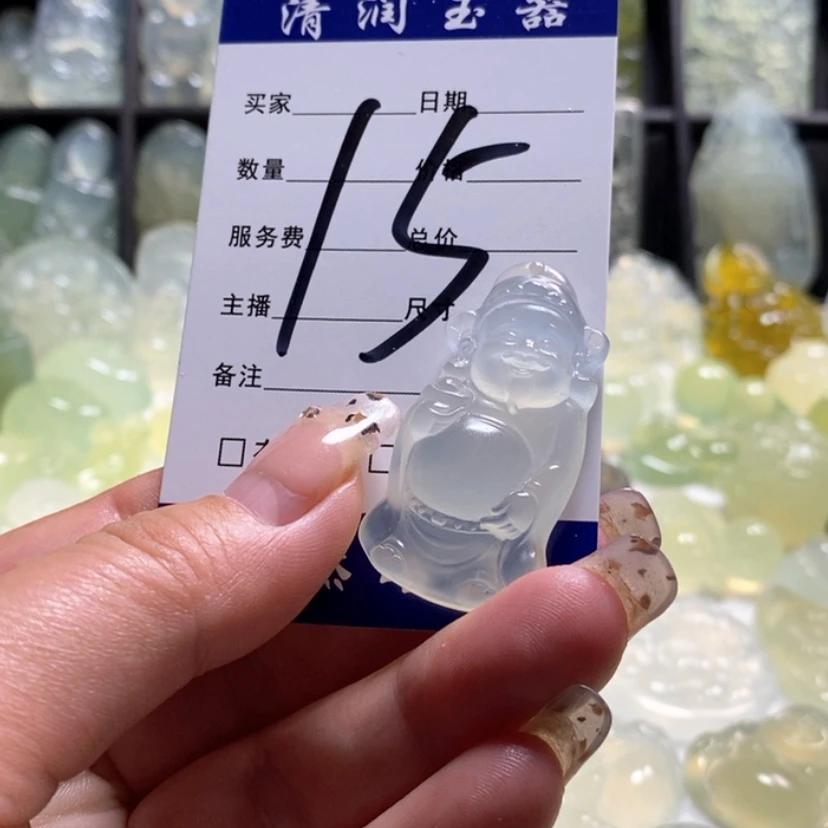 【闪购商品】蛇纹石玉颈饰合金顺**然