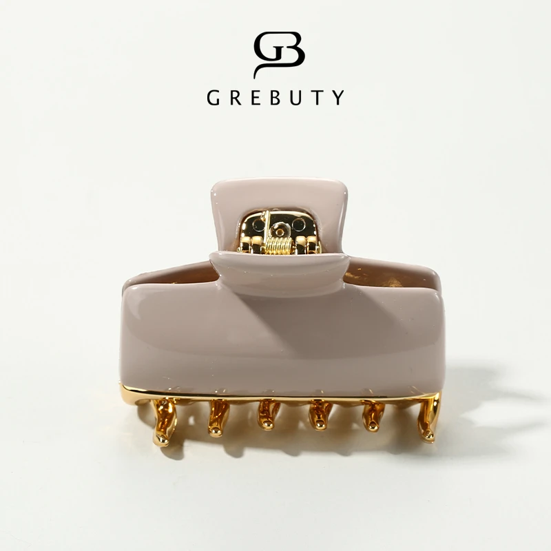 GREBUTY 非金属亚克力发饰 3750 新品蝴蝶结抓夹