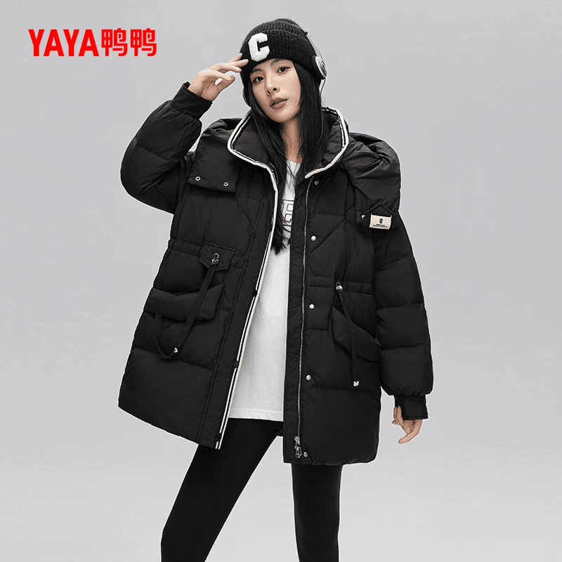 YAYA/鸭鸭羽绒服高级商场同款人气爆款全年超低价正品保证鸭绒
