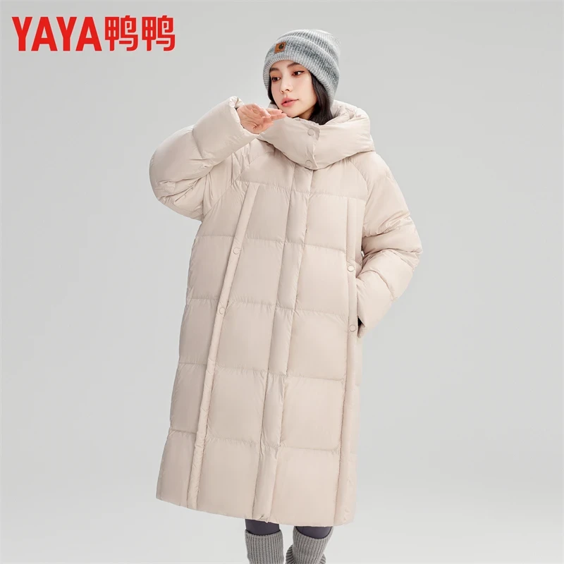 YAYA/鸭鸭YAYA/鸭鸭厚款羽绒服女冬季新款时尚百搭【新国标90绒】