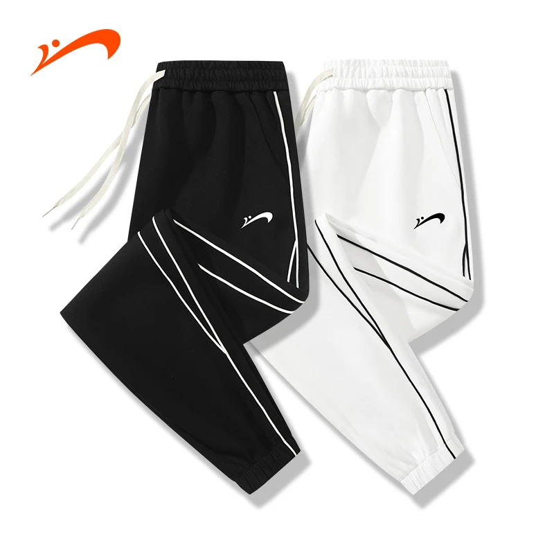 贵人鸟2023秋冬新款男情侣休闲长裤女百搭青少年束脚卫裤宽松卫裤