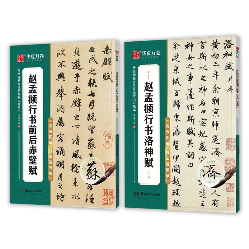 【小小孙老师专属】赵孟頫洛神赋 赤壁赋 视频教程高清放大例字讲解