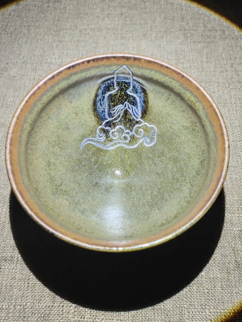 姬大伟柴烧落灰烧建盏