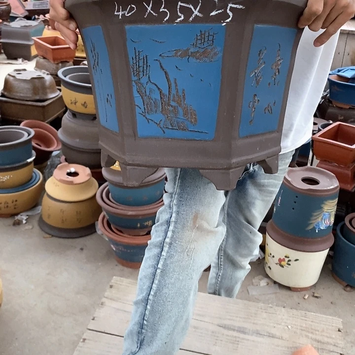 红陶紫砂工艺厂花盆