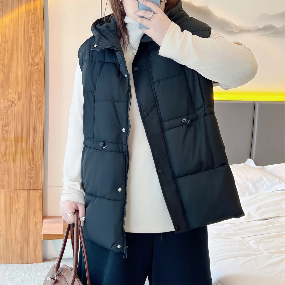 【晓晓家】断码捡漏~左岸咖啡 / 知识系韩版棉马甲6668花契胖mm