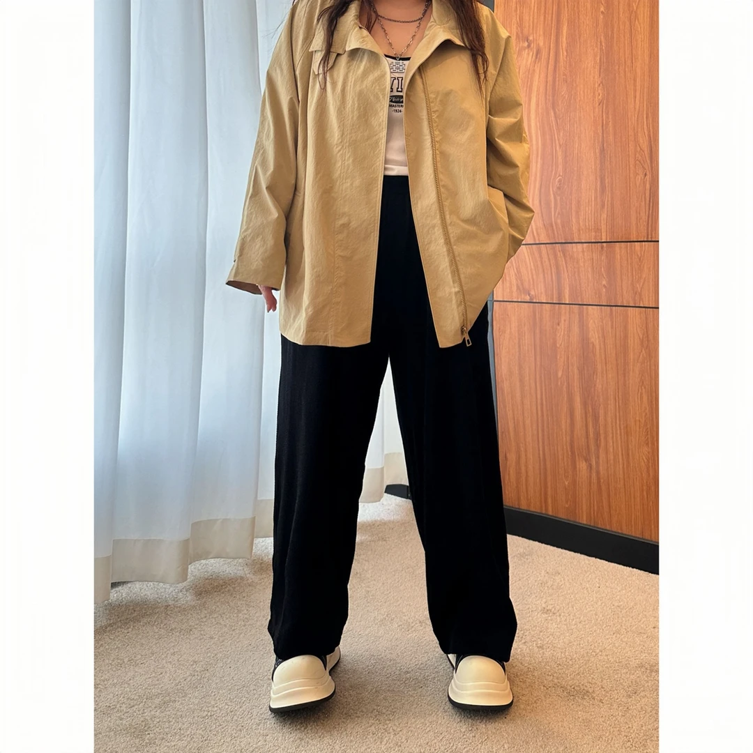 断码捡漏~半截手稿 / 贼遮肉灯芯绒阔腿裤11493花契大码胖mm200斤