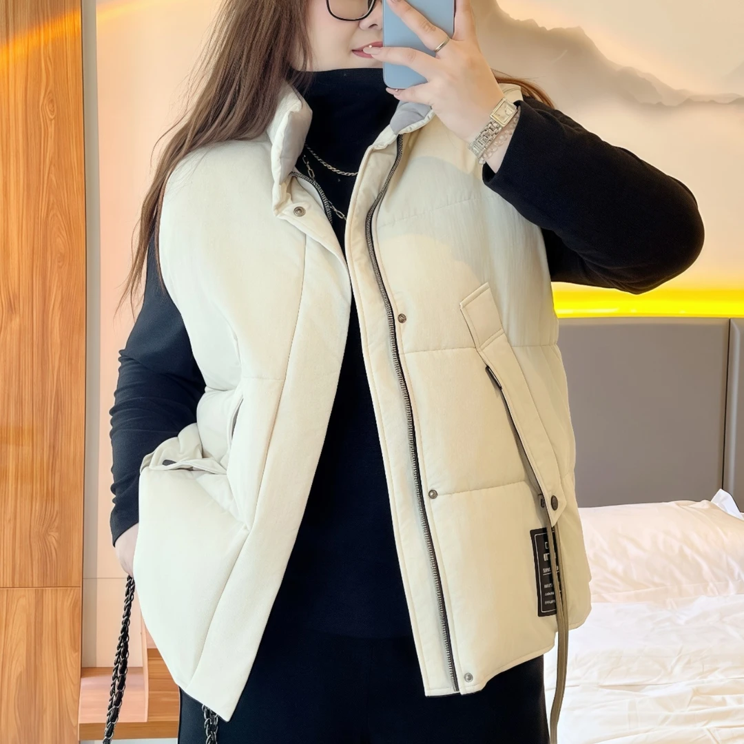 【晓晓家】断码捡漏~丝滑拿铁 / 帅气撞色款马甲5548花契