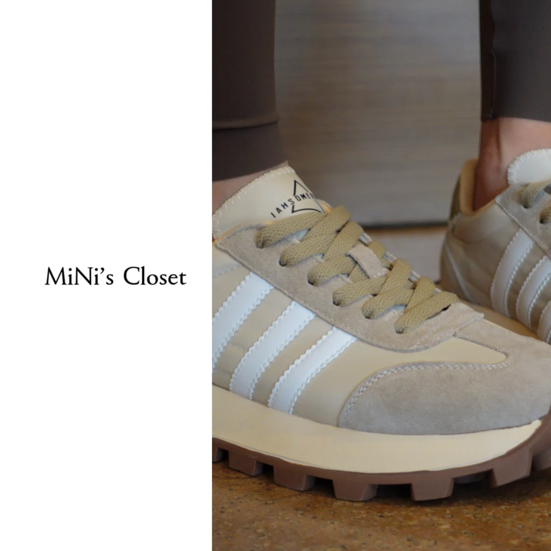 【MiNi推荐】复古休闲厚底时尚板鞋系带百搭运动板鞋老爹鞋JC0306