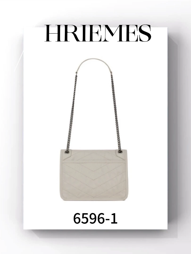 C01白色中号经典流浪包单肩斜跨包-6596-1