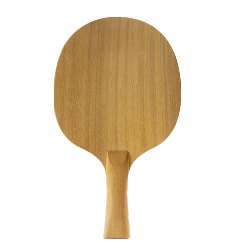 专业级金丝楠乒乓球拍底板纯木横拍直拍进攻型高弹性初学者高档