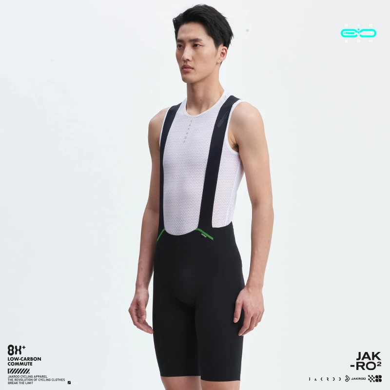 捷酷春夏新品EVO-IVS第三季男士背带短裤紧身竞技款双箭头骑行裤