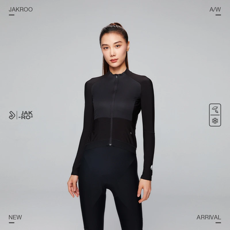 捷酷秋冬新品ELITE WIND女士抓绒骑行服户外舒适保暖5℃骑行上衣