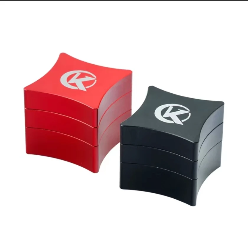 KONLLEN万世康伦台球金属巧克夹桌球八角圆形巧粉套枪粉夹磁性