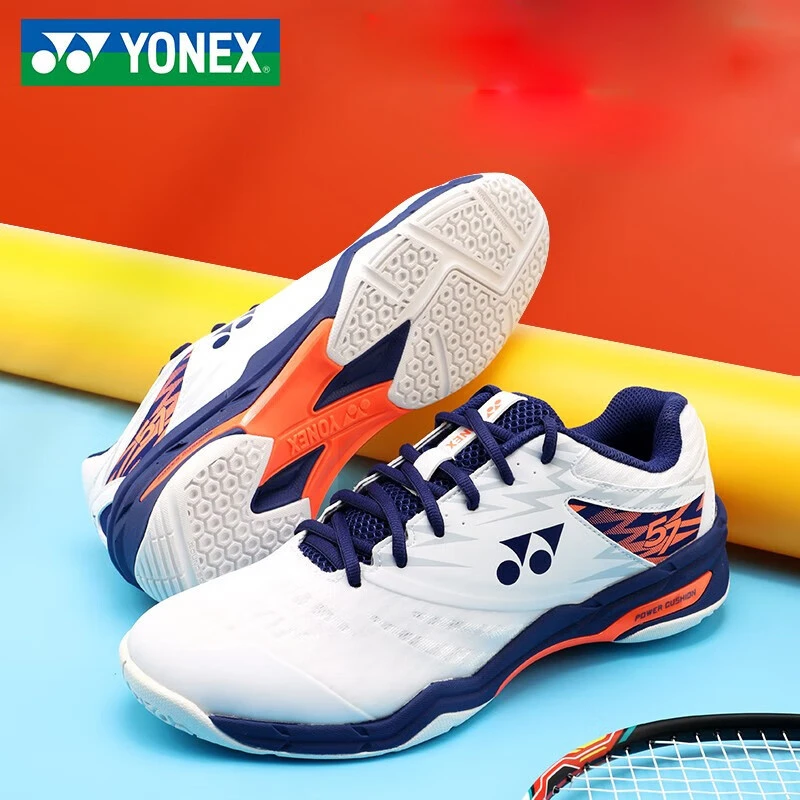 YONEX/尤尼克斯进阶加厚动力垫缓震羽毛球鞋男女款运动鞋SHB57EX