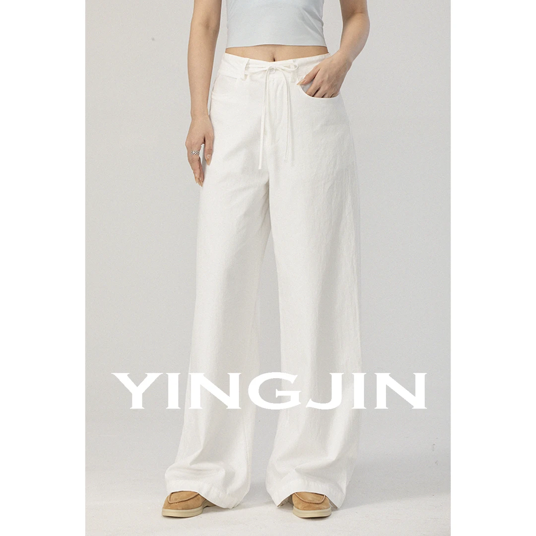 【YINGJIN】2024拉达系列白色长裤5.29#