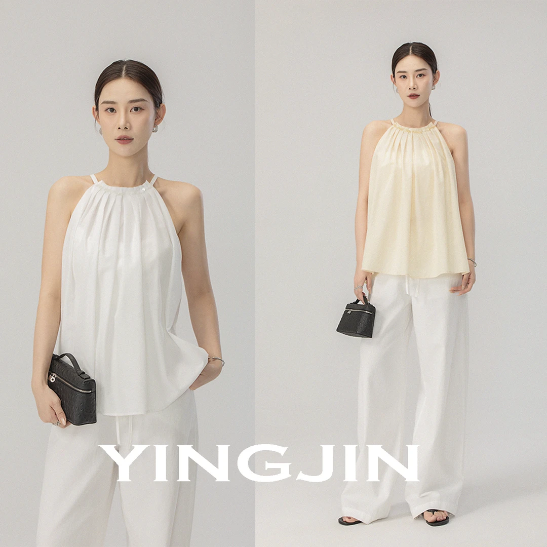 【YINGJIN】棉感系列//亮片挂脖吊带