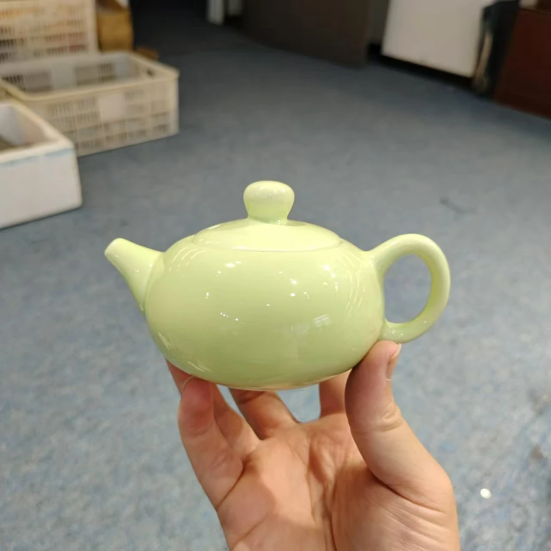 友名陶瓷  青瓷西施壶家用泡茶壶-5700