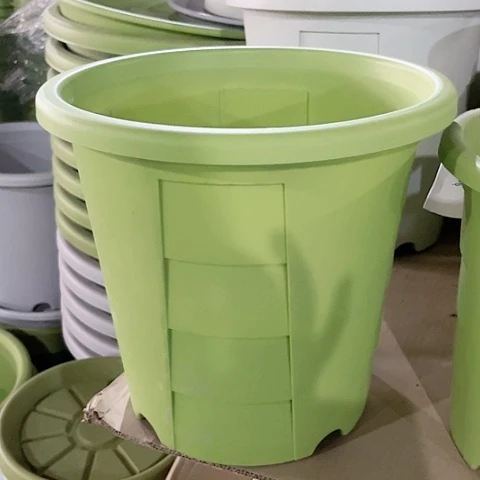 树脂300CM及以上青山盆32口5个米色无托