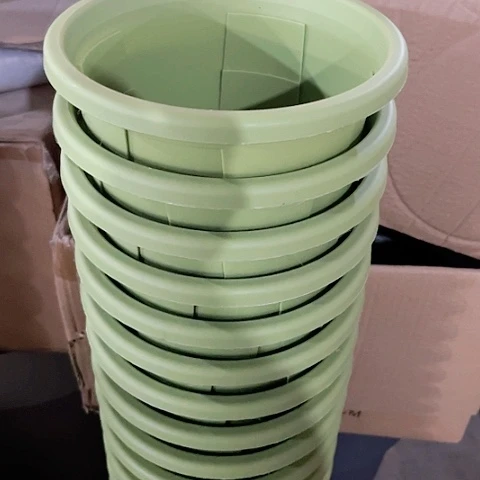 树脂300CM及以上青山盆20口径7个无托绿色