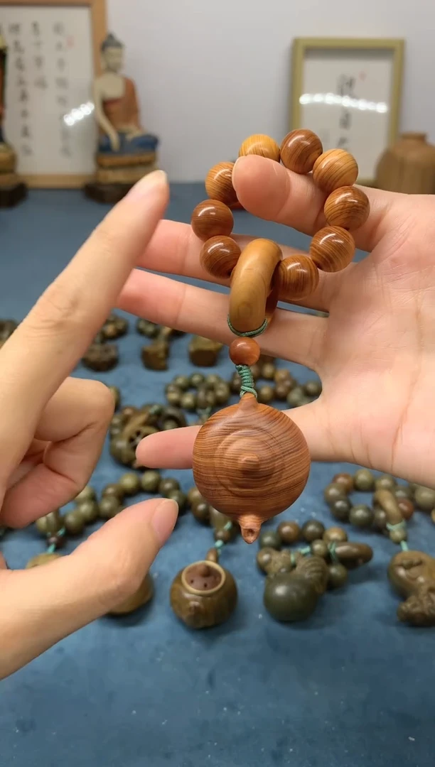 【闪购商品】柏木（崖柏）把件高油料 实心把把壶