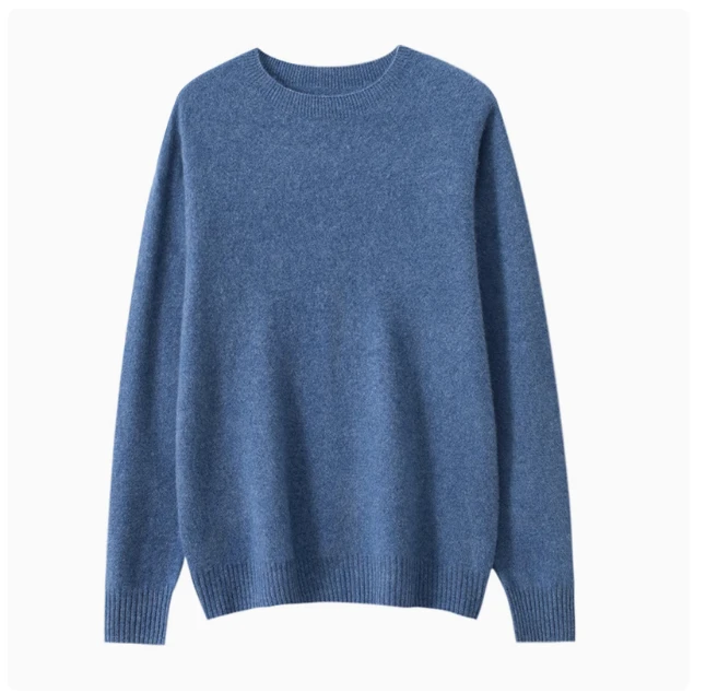 线下899！一线成衣！新款男士圆领套头纯色休闲时尚针织打底毛衣