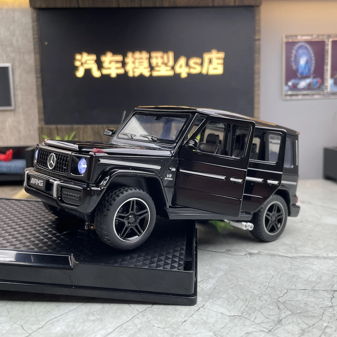奔驰大GG63合金汽车模型越野SUV潮玩男孩礼物收藏摆件