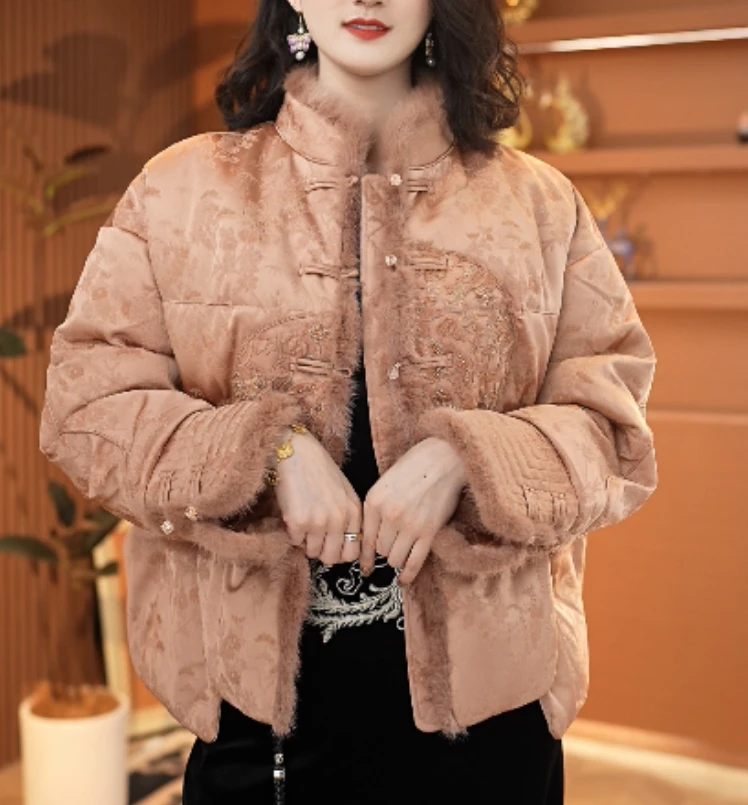 【诗意花圃】新中式宽松百搭刺绣外套2024B2034娜火火