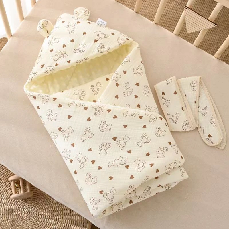 包被婴儿秋冬款薄款初生抱被纯棉产房包单新生宝宝