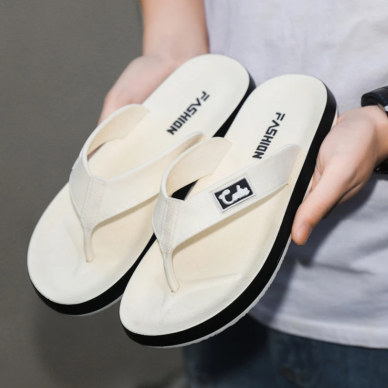 2025新款潮流人字拖男士夏季个性休闲户外沙滩凉拖鞋时尚耐磨居家