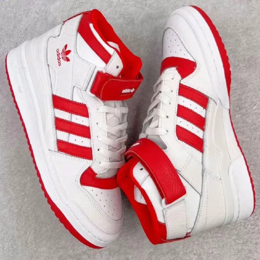 ADIDAS阿迪达斯三叶草FORUM MID J 舒适经典休闲运动板鞋GY8363