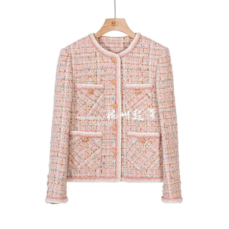 2023年【浅粉】小香风外套CO83309