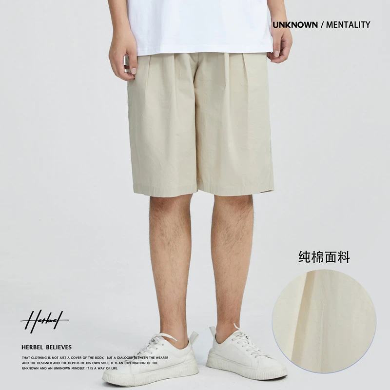 夏季休闲男士轻薄全棉短裤运动户外舒适百搭