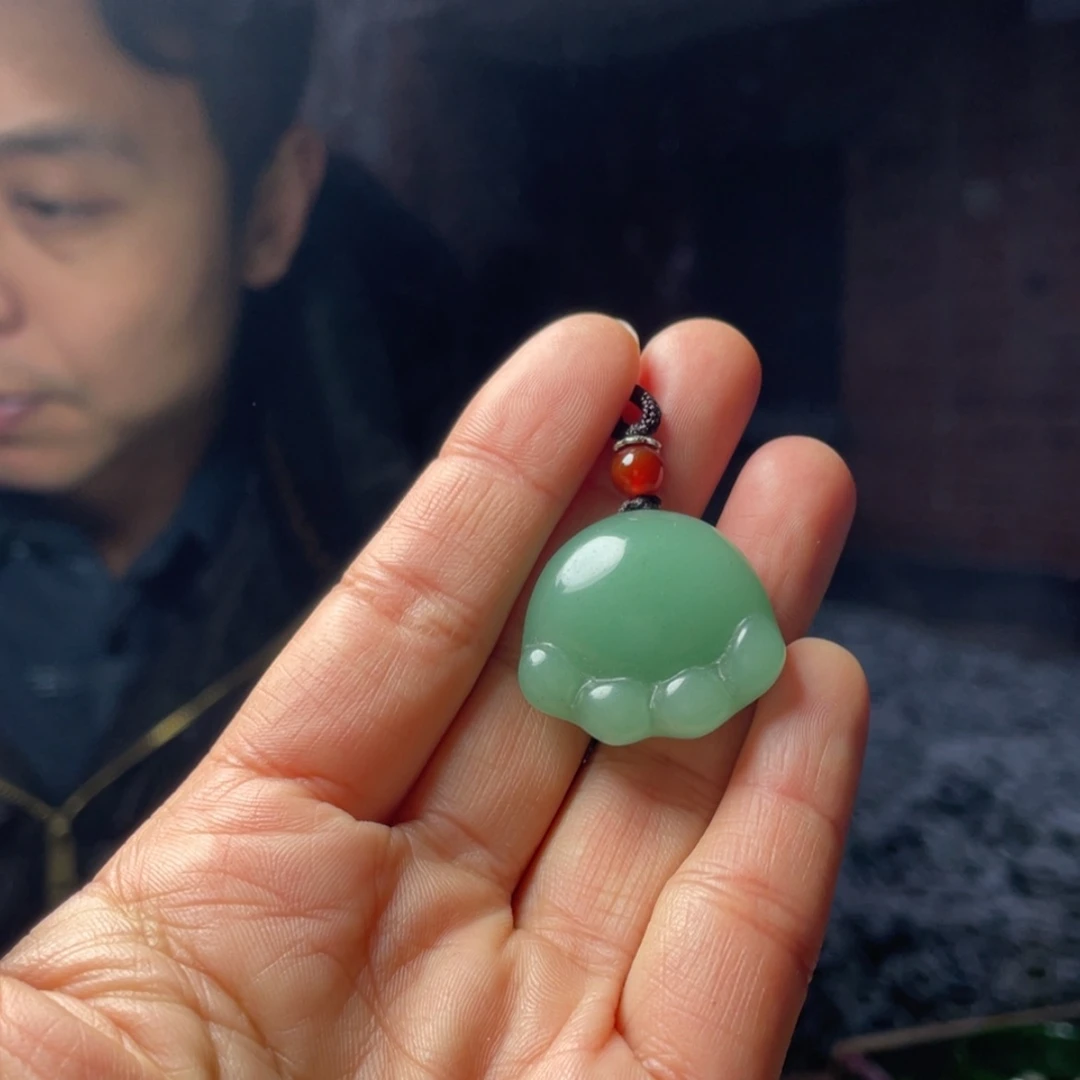 【闪购商品】石英质玉颈饰未镶嵌东凌玉猫抓