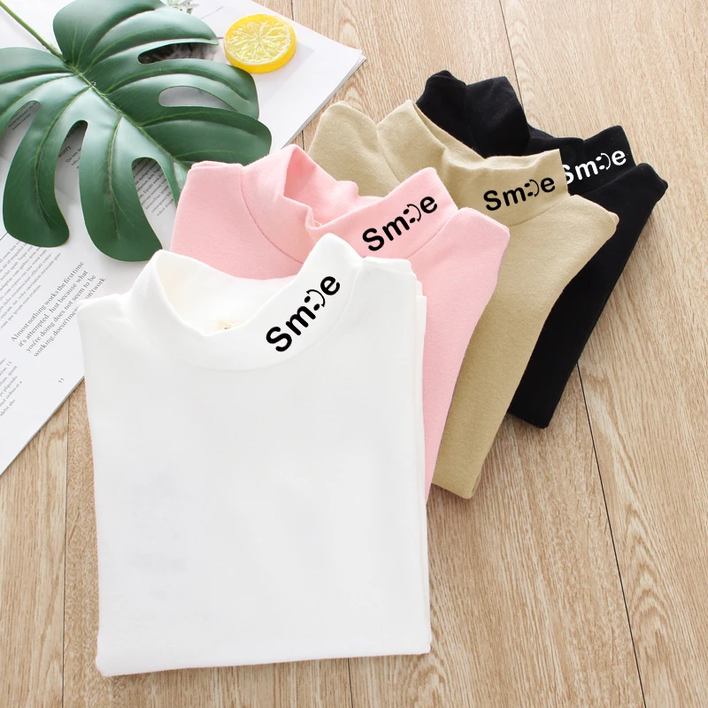 捡漏 2024新款儿童德绒保暖上衣中大童T恤衫男宝宝半高领打底衫女